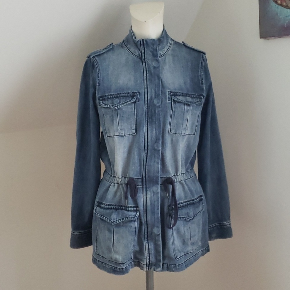 Liverpool Jeans Company Women's Denim Utility Jacket,  Size S - Picture 6 of 16